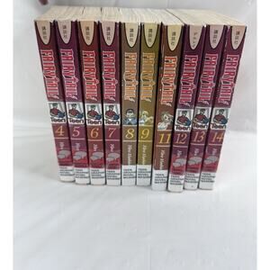 Kodansha Fairy Tail Manga Volumes 4-9, 11-14English Softcover Ex-Library